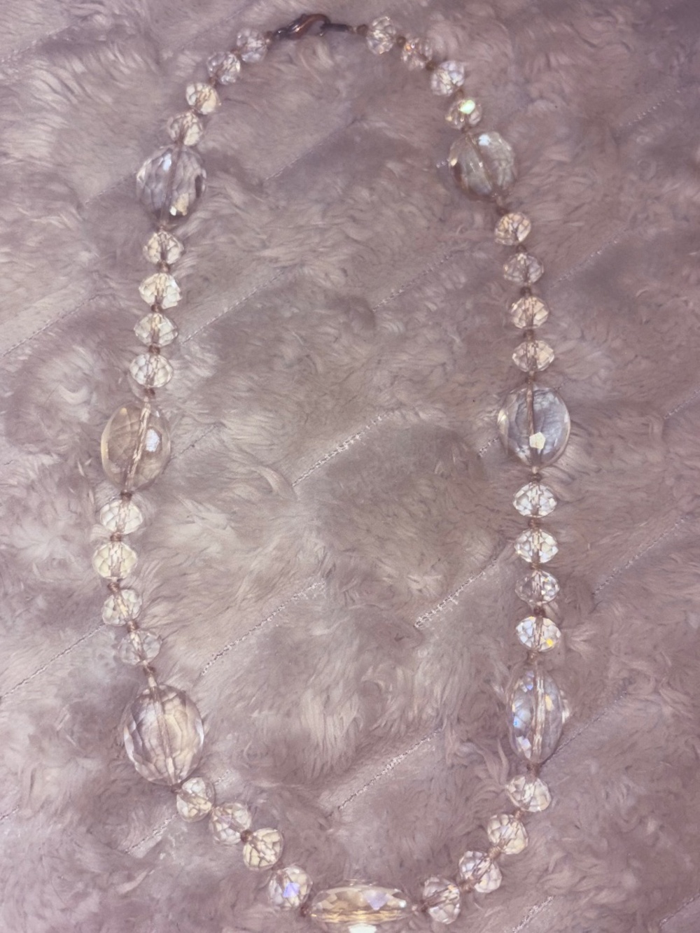 Vintage Swarvoski Aurora Crystal Choker